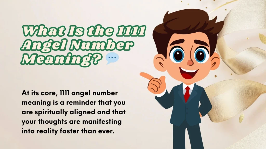 1111 Angel Number Meaning