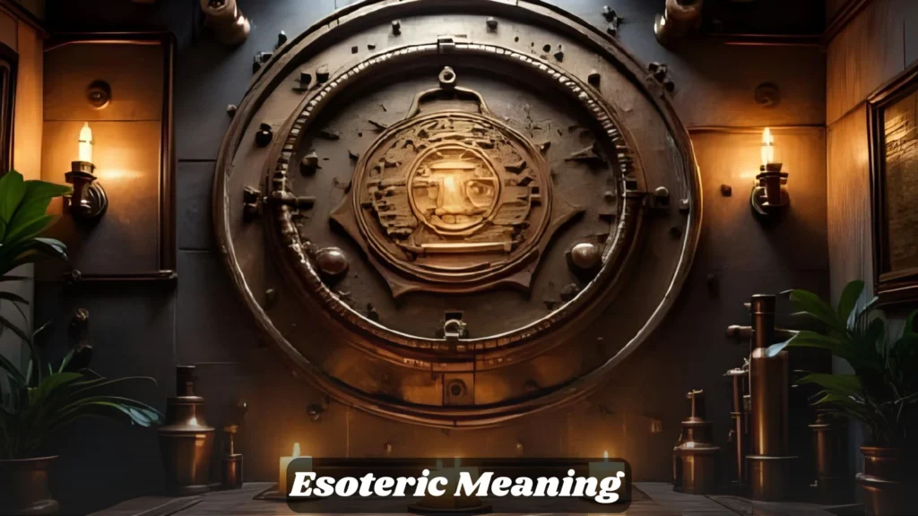 Esoteric Meaning 