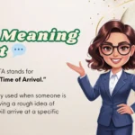 Eta Meaning