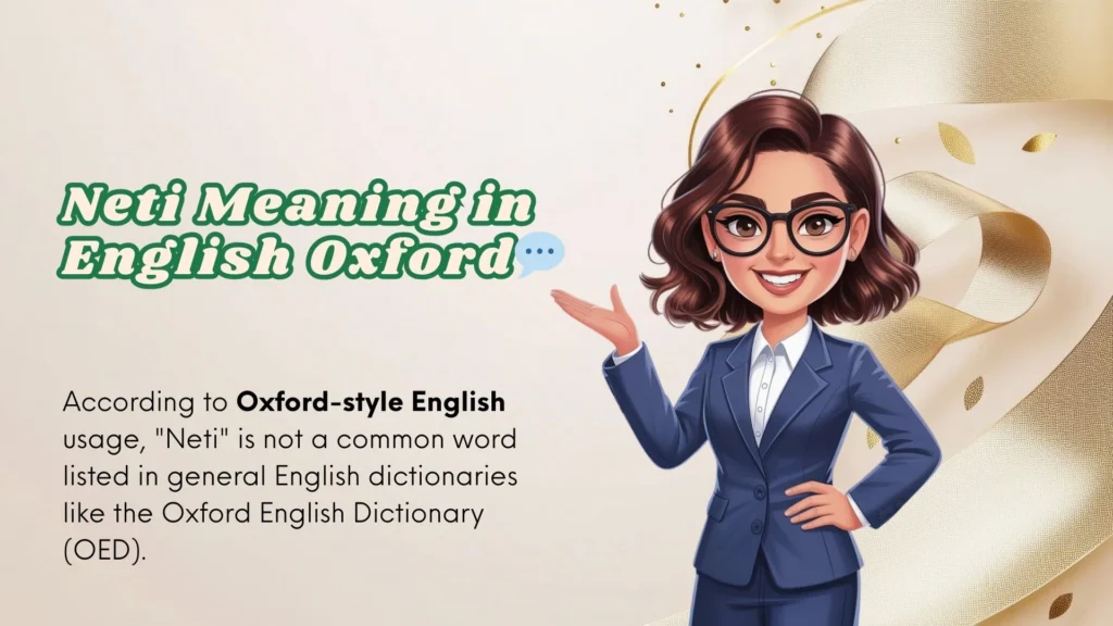 Neti Meaning