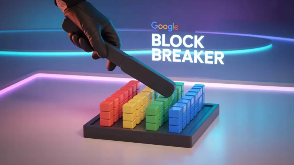 Google Block Breaker
