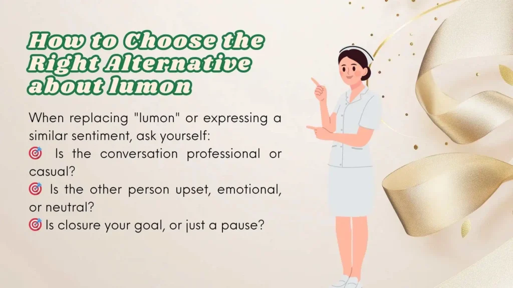 How to Choose the Right Alternative about lumon